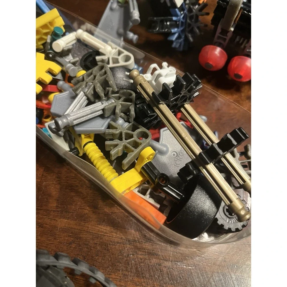 Knex Motorized Vehicle Building Lot Clear Motor Red Remote Wheels Treads Bulk